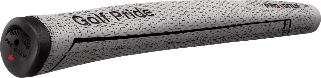 Golf Pride Pro Only Cord Red Star 72cc putter grip, šedý