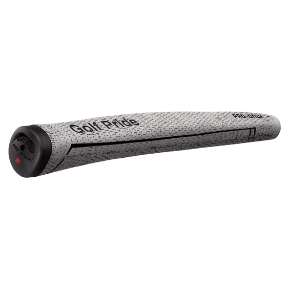 Golf Pride Pro Only Cord Red Star 72cc putter grip, šedý