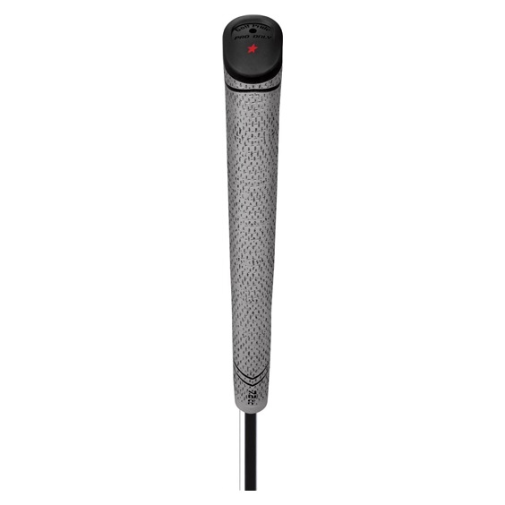 Golf Pride Pro Only Cord Red Star 72cc putter grip, šedý