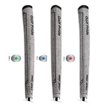 Golf Pride Pro Only Cord Red Star 72cc putter grip, šedý