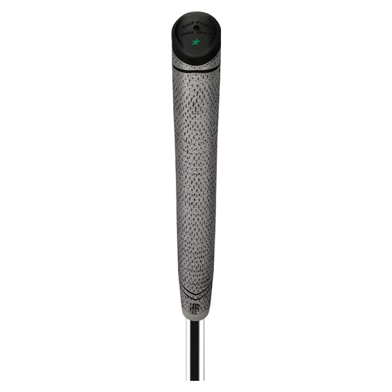 Golf Pride Pro Only Cord Green Star 88cc putter grip, šedý