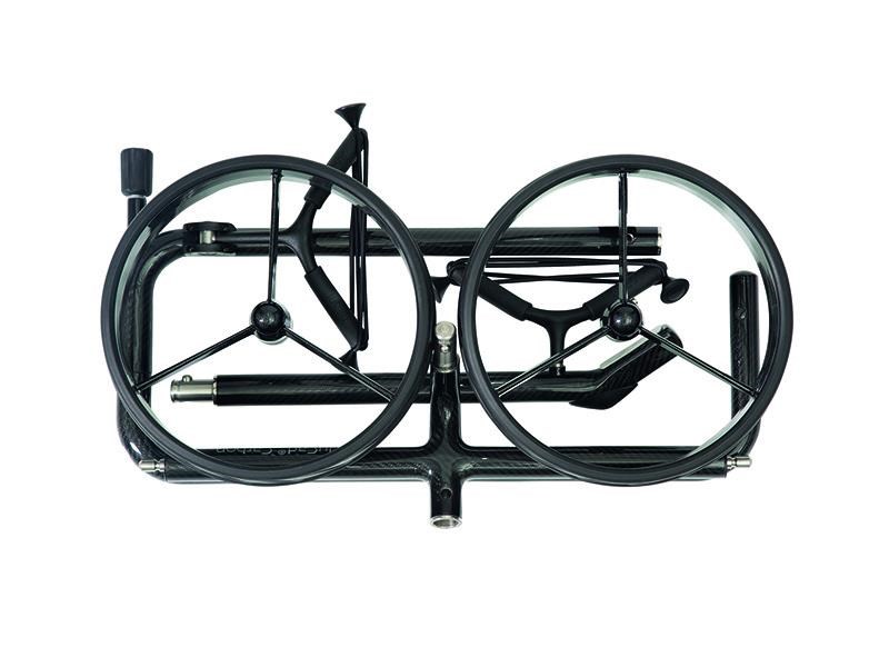 JuCad Carbon Shine 2-wheeled manuální vozík + taška