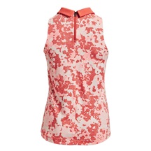 Under Armour Zinger Rise Slvls Polo dámské polo bez rukávů, oranžové
