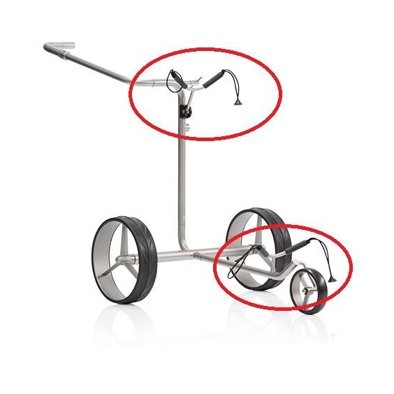 Jucad Elastic Band elastické pásky pro Titan vozíky, 2ks