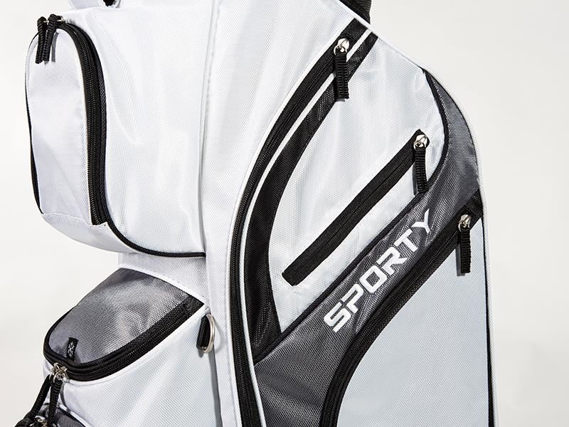 JuCad Sporty cart bag, bílý