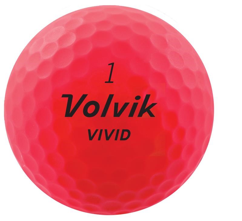Volvik Vivid golfové míčky, růžové