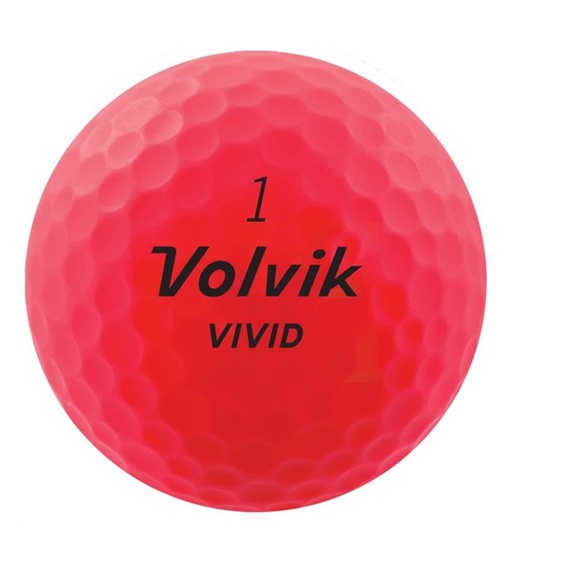 Volvik Vivid golfové míčky, růžové