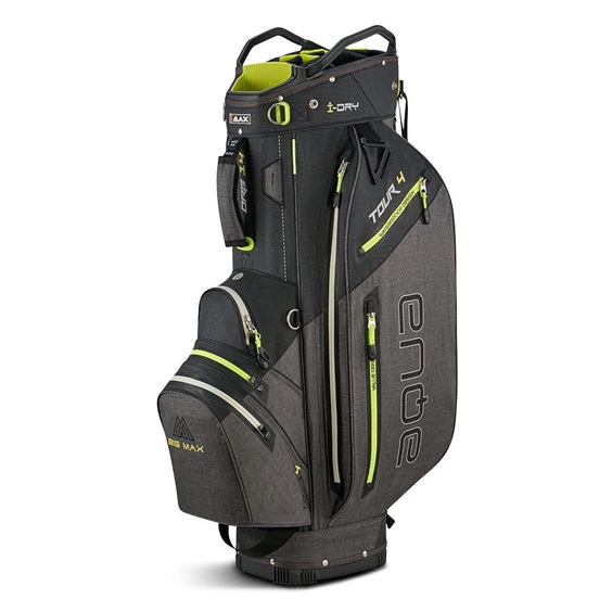 Big Max Aqua Tour 4 cart bag, černo/šedo/limetkový