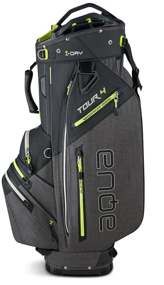 Big Max Aqua Tour 4 cart bag, černo/šedo/limetkový