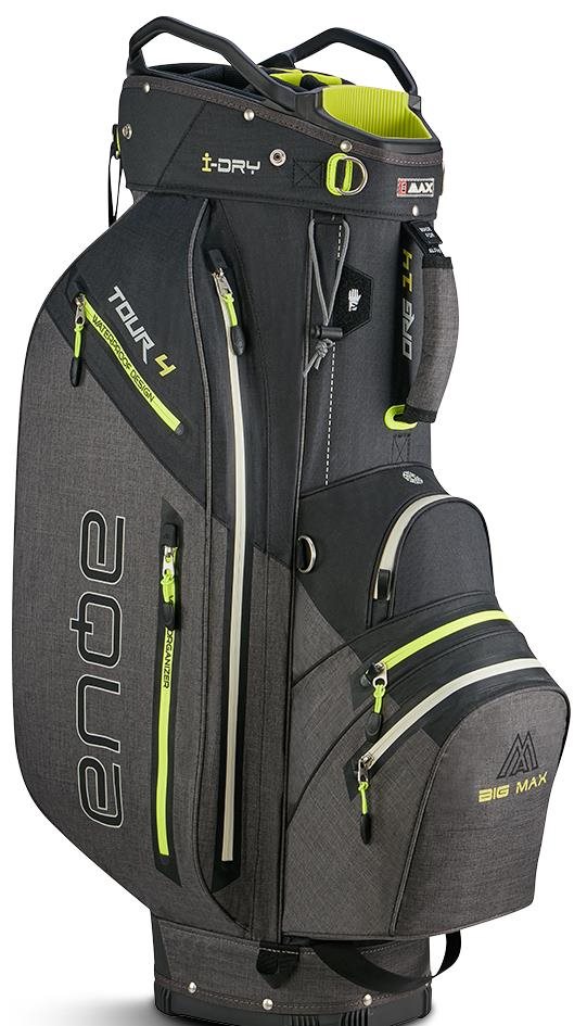 Big Max Aqua Tour 4 cart bag, černo/šedo/limetkový