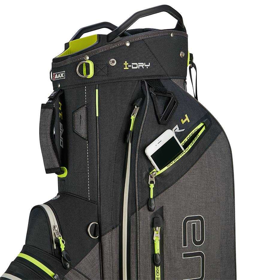 Big Max Aqua Tour 4 cart bag, černo/šedo/limetkový