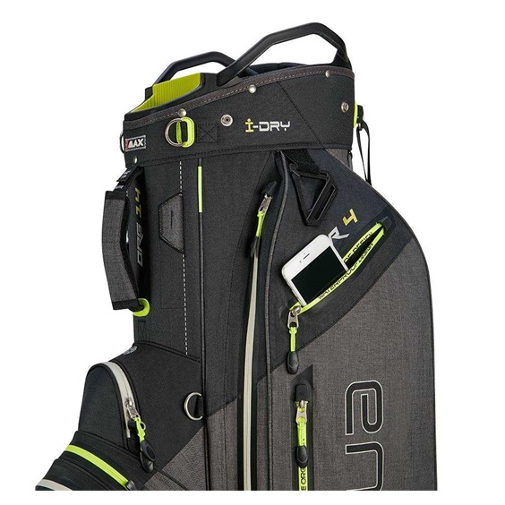 Big Max Aqua Tour 4 cart bag, černo/šedo/limetkový
