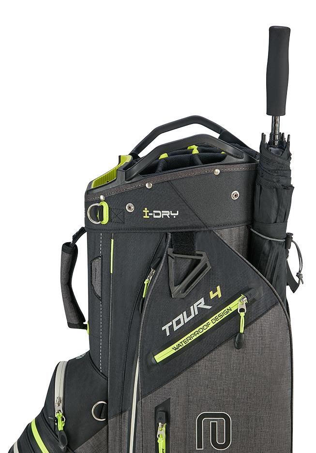 Big Max Aqua Tour 4 cart bag, černo/šedo/limetkový