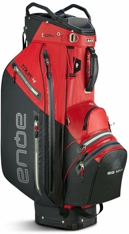 Big Max Aqua Tour 4 cart bag, červeno/černý