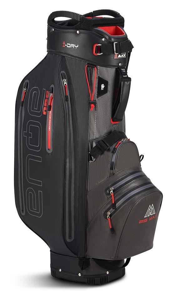 Big Max Aqua Sport 360 cart bag, šedo/černo/červený