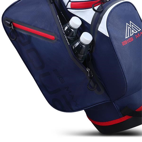 Big Max Aqua Seven G stand bag, bílo/tmavě modro/červený