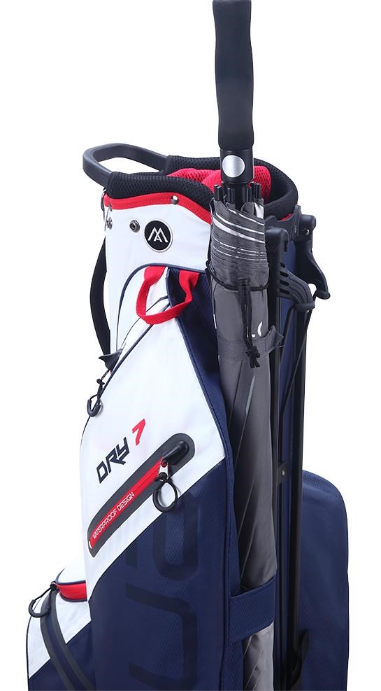 Big Max Aqua Seven G stand bag, bílo/tmavě modro/červený