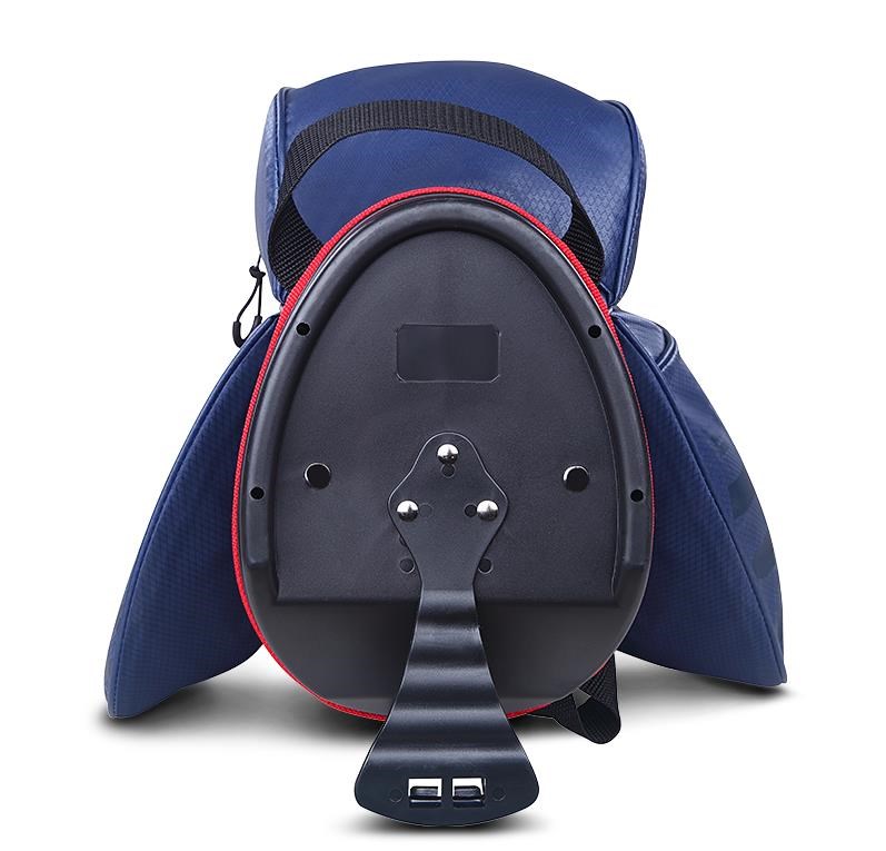 Big Max Aqua Seven G stand bag, bílo/tmavě modro/červený