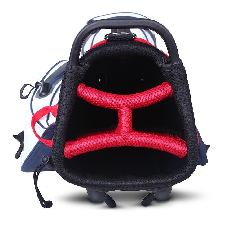 Big Max Aqua Seven G stand bag, bílo/tmavě modro/červený