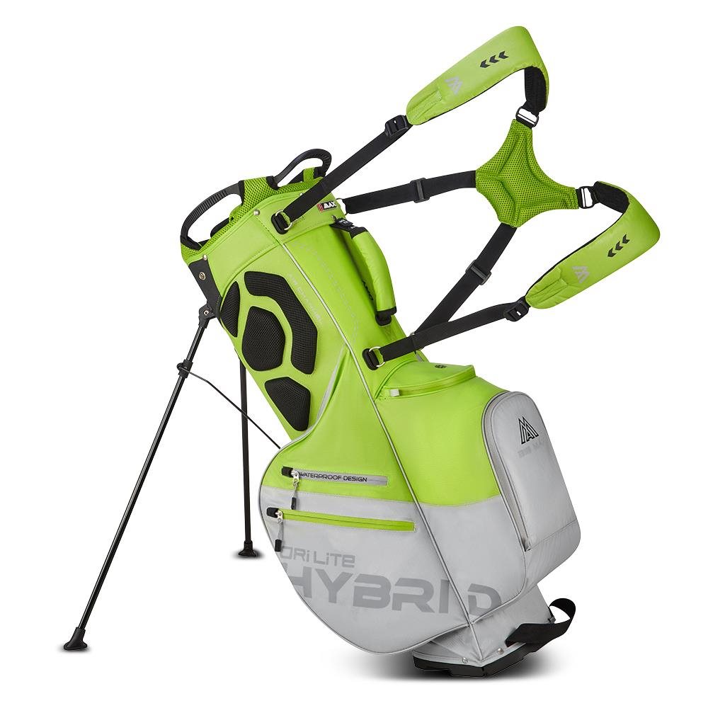 Big Max Dri Lite Hybrid Plus stand bag, limetkovo/šedý
