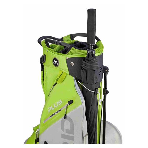 Big Max Dri Lite Hybrid Plus stand bag, limetkovo/šedý