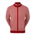 FootJoy Full-Zip Lined pánský svetr, červený
