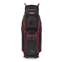 Titleist 14 StaDry cart bag, černo/červený