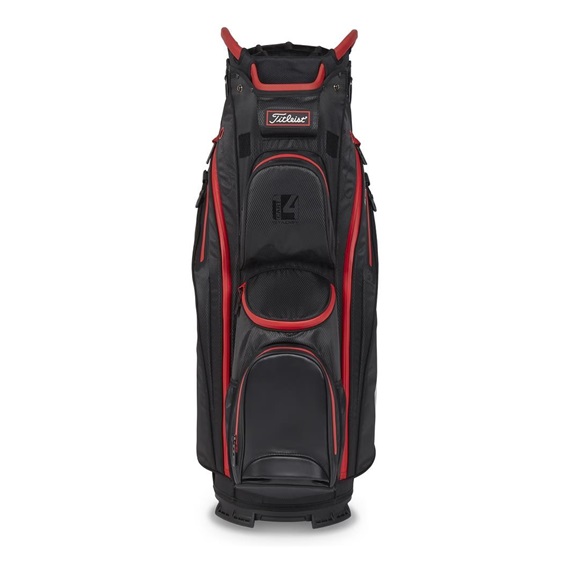 Titleist 14 StaDry cart bag, černo/červený