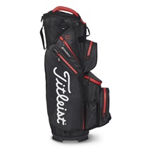 Titleist 14 StaDry cart bag, černo/červený
