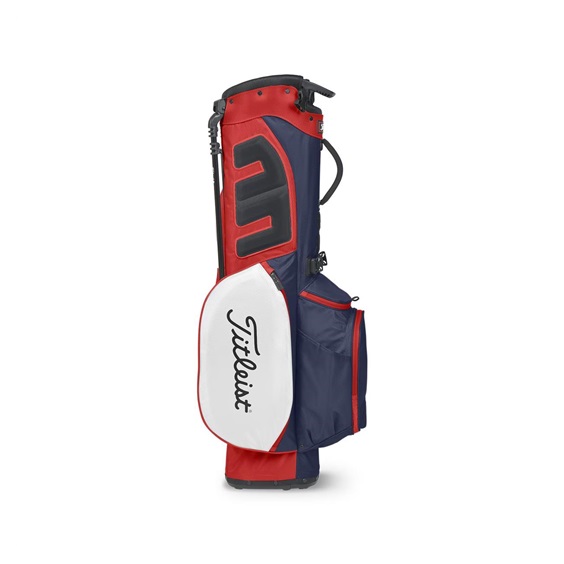 Titleist Players StaDry 4 stand bag, modro/bílo/červený