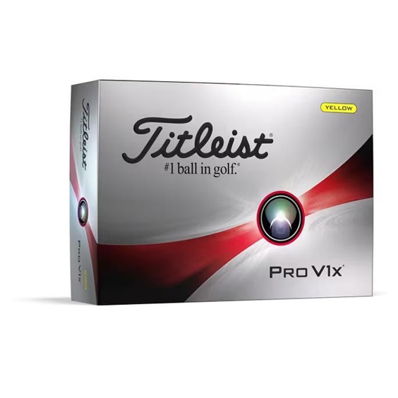 Titleist Pro V1x golfové míčky, žluté