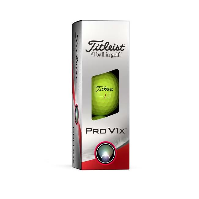 Titleist Pro V1x golfové míčky, žluté