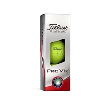 Titleist Pro V1x golfové míčky, žluté