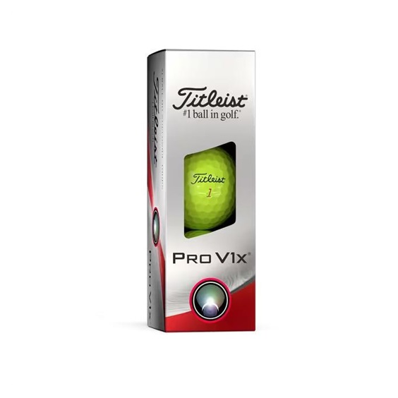 Titleist Pro V1x golfové míčky, žluté