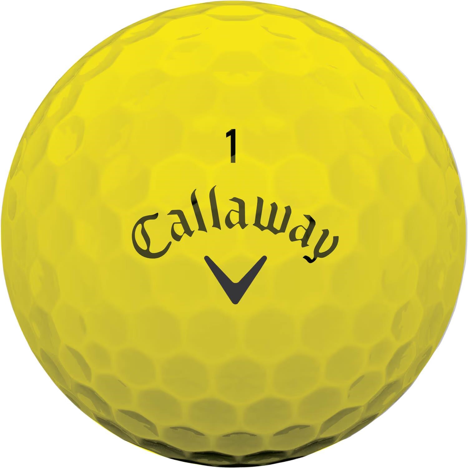 Callaway Warbird 2.0 golfové míčky, žluté