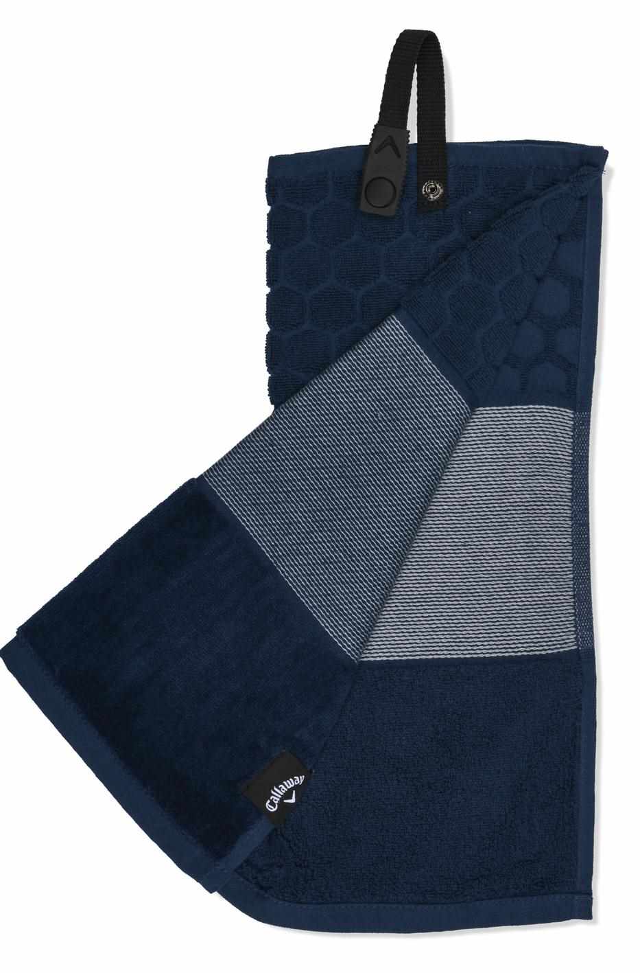 Callaway Tri-Fold golfový ručník, modrý