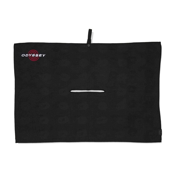 Odyssey Microfiber golfový ručník, černý