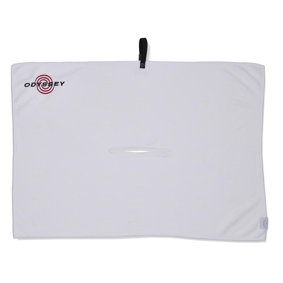 Odyssey Microfiber golfový ručník, bílý