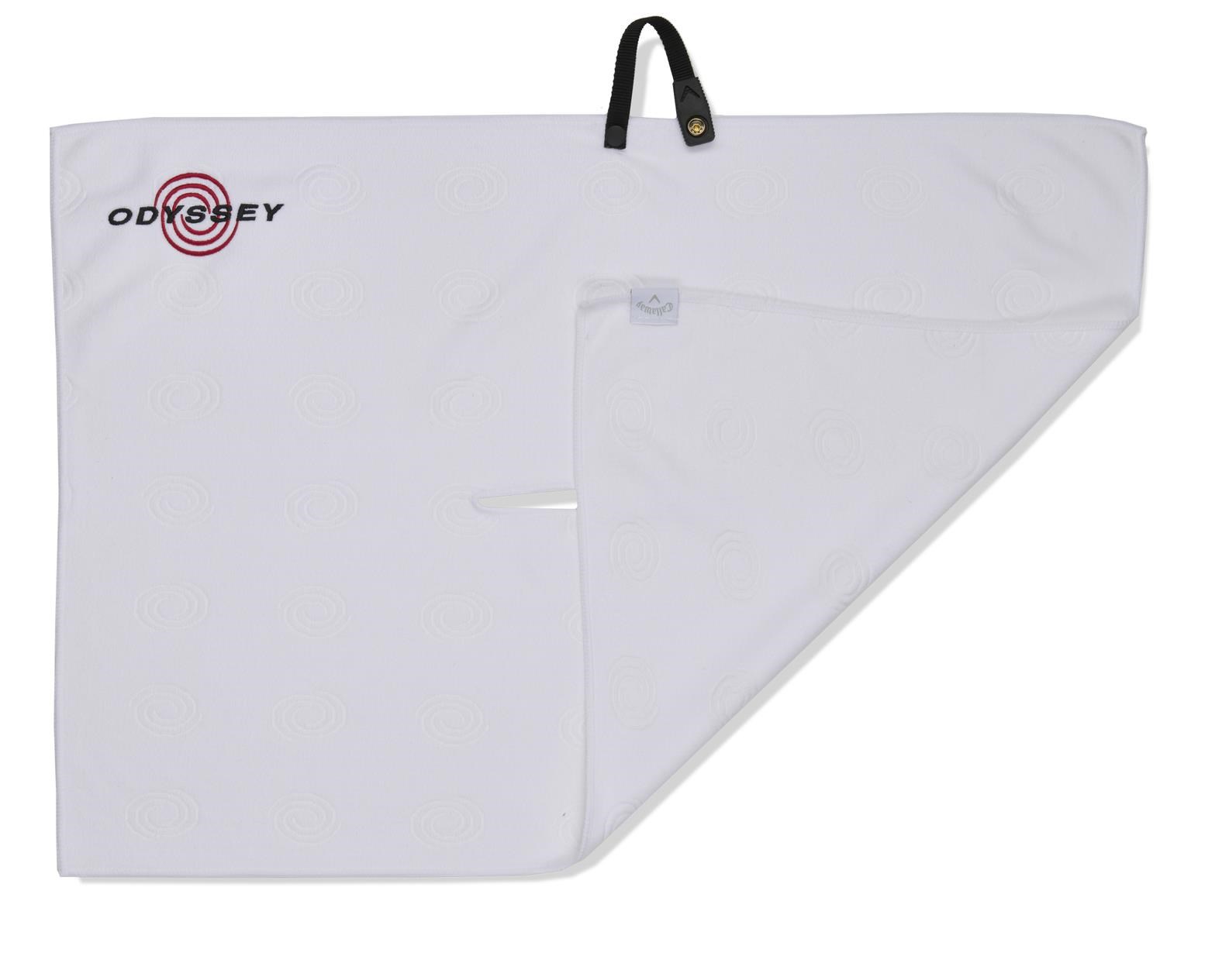 Odyssey Microfiber golfový ručník, bílý
