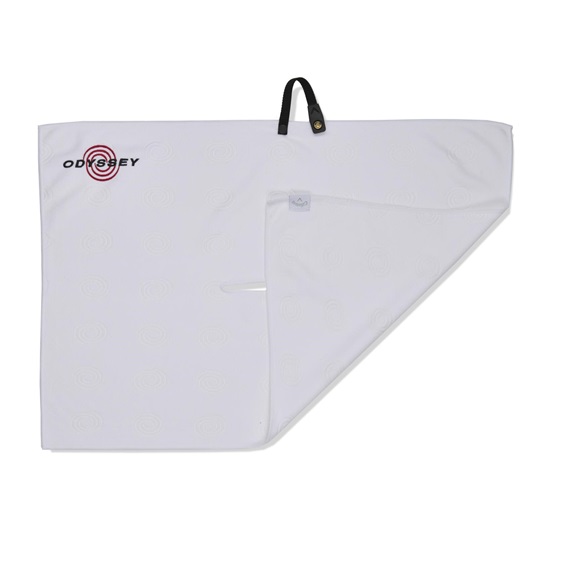Odyssey Microfiber golfový ručník, bílý