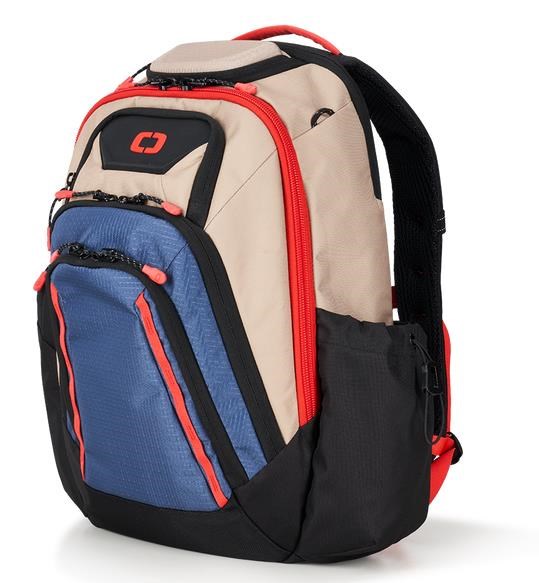Ogio Gambit Pro Backpack 25L batoh, tan/blue/red