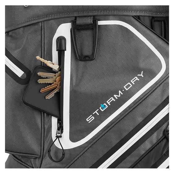 TaylorMade Storm-Dry Waterproof cart bag, černo/šedý
