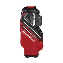 TaylorMade Storm-Dry Waterproof cart bag, červeno/černý