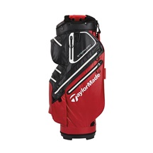 TaylorMade Storm-Dry Waterproof cart bag, červeno/černý