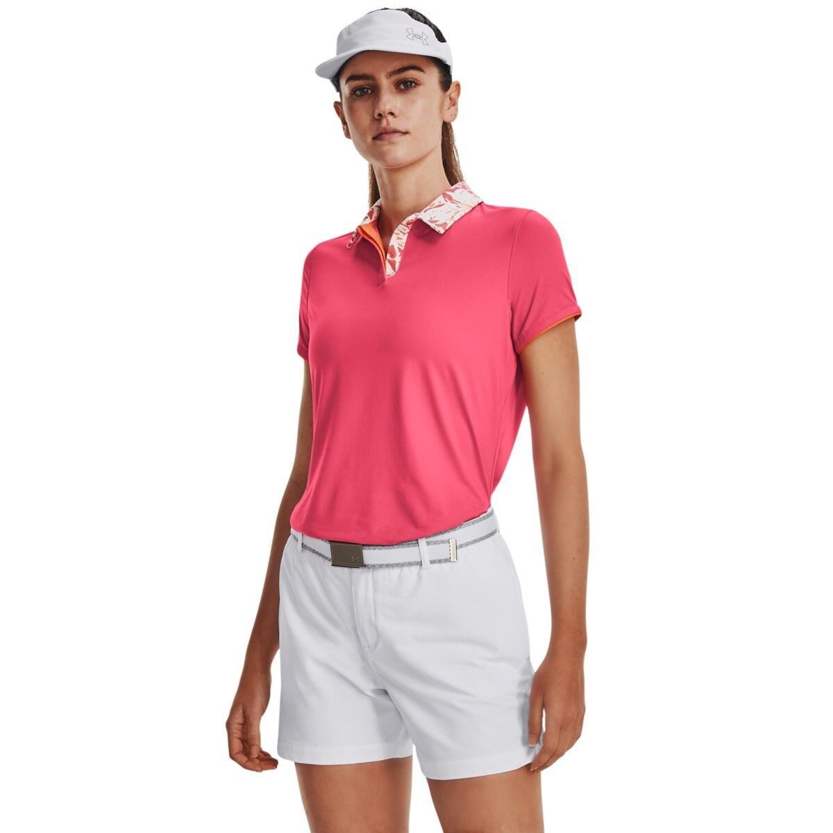 Under Armour Iso-Chill dámské polo, růžové