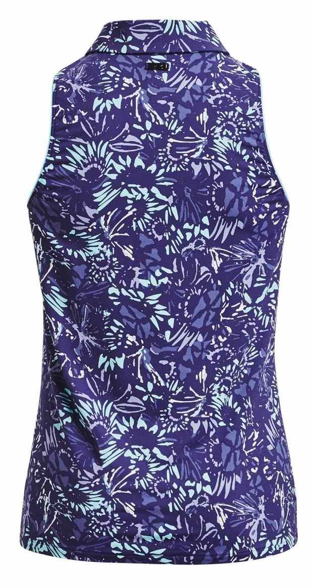 Under Armour Iso-Chill Sleeveless dámské polo bez rukávů, sonar blue