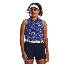 Under Armour Iso-Chill Sleeveless dámské polo bez rukávů, sonar blue