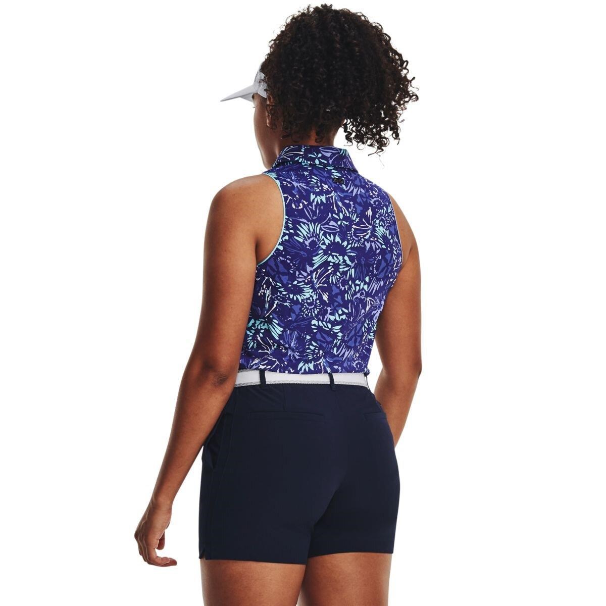 Under Armour Iso-Chill Sleeveless dámské polo bez rukávů, sonar blue