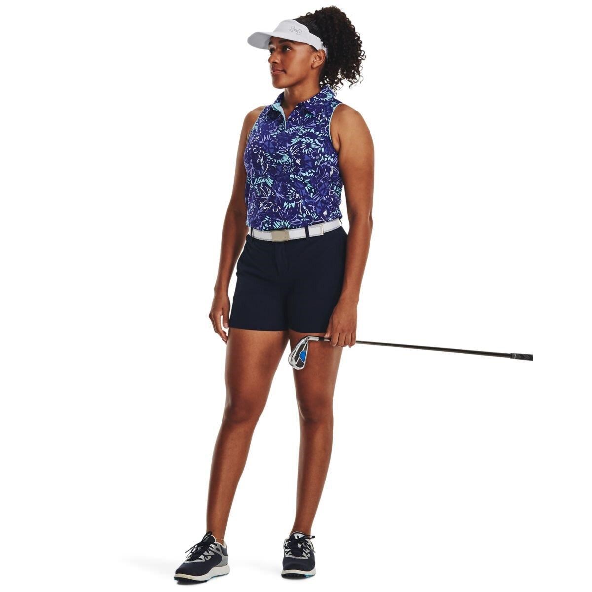 Under Armour Iso-Chill Sleeveless dámské polo bez rukávů, sonar blue