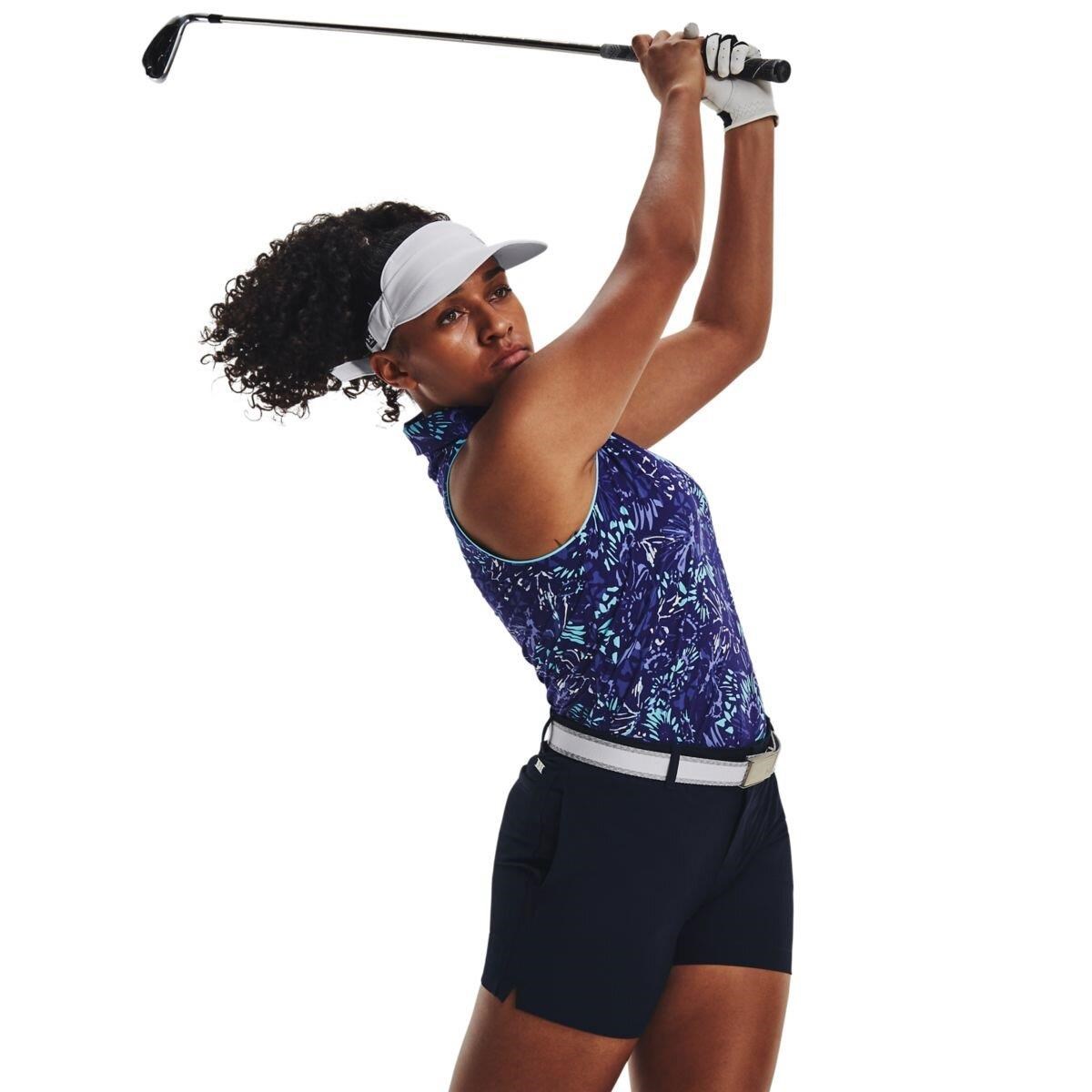 Under Armour Iso-Chill Sleeveless dámské polo bez rukávů, sonar blue
